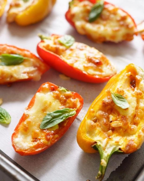 Kefir Cheese Stuffed Peppers