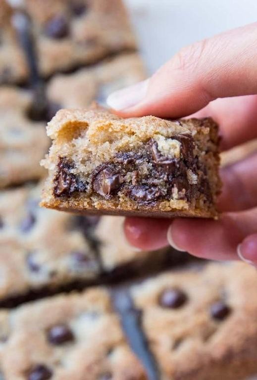 Keto Chocolate Chip Bars