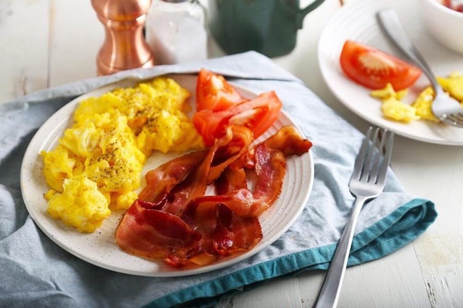 Keto Chow Bacon and Eggs