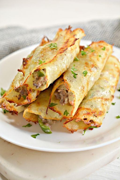 Keto Steak and Cheese Roll-Ups