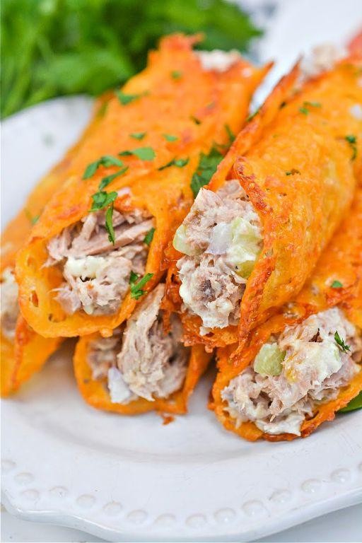 Keto Tuna Cheese Roll Ups