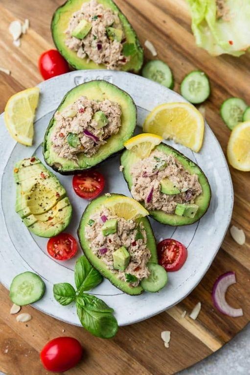 Keto Tuna Salad with Avocado