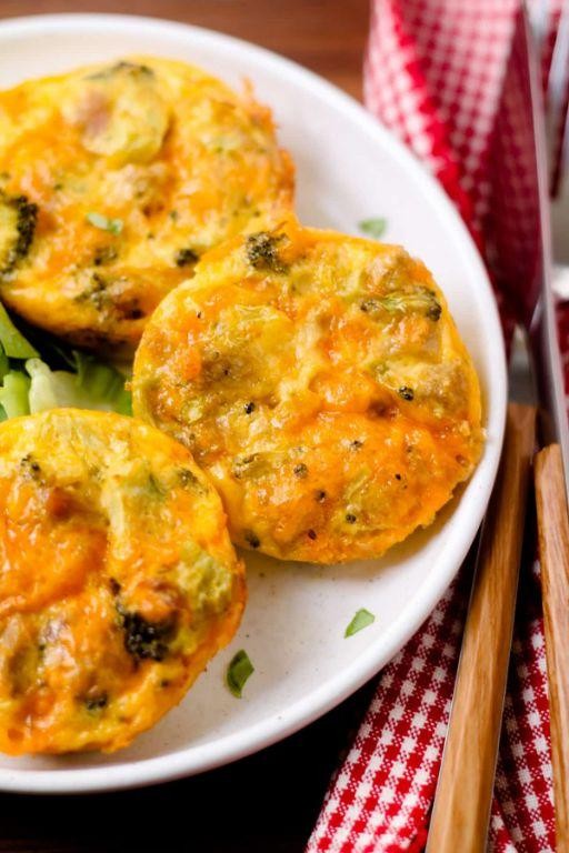 Keto Tuna and Egg Breakfast Muffins