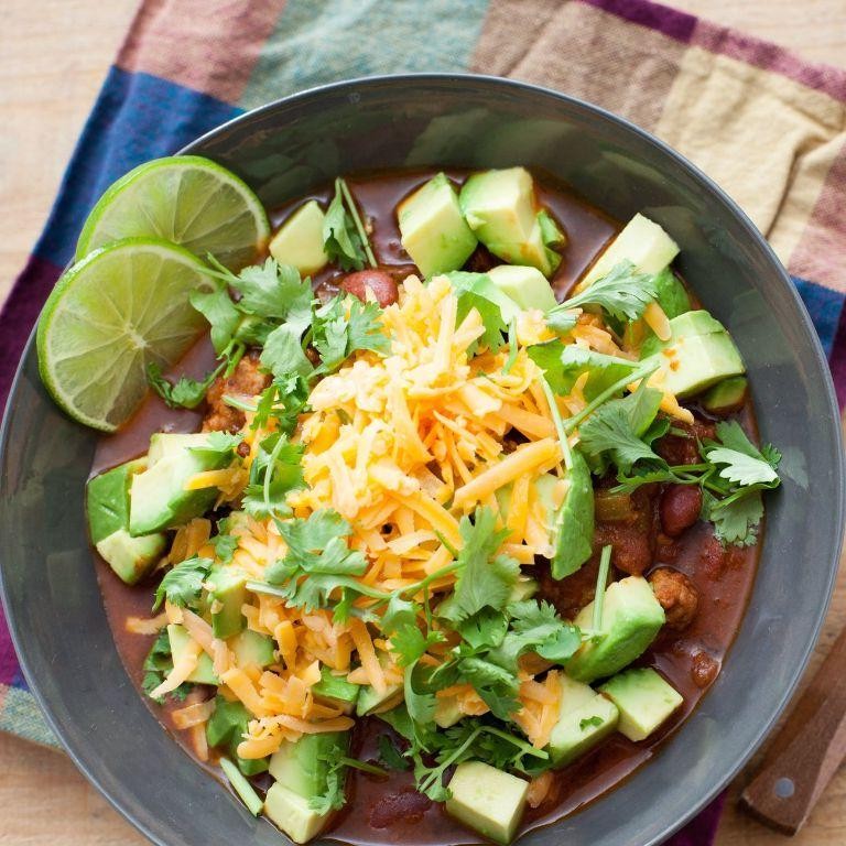 Keto Turkey Chili with Avocado