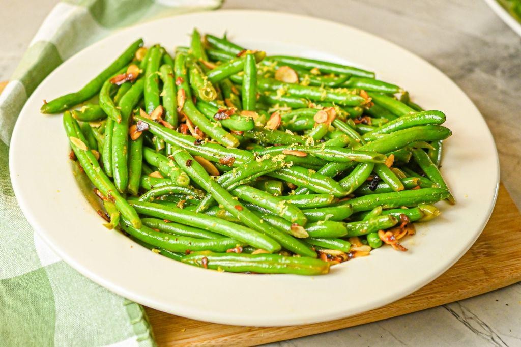 Keto Turkey and Green Bean Almondine