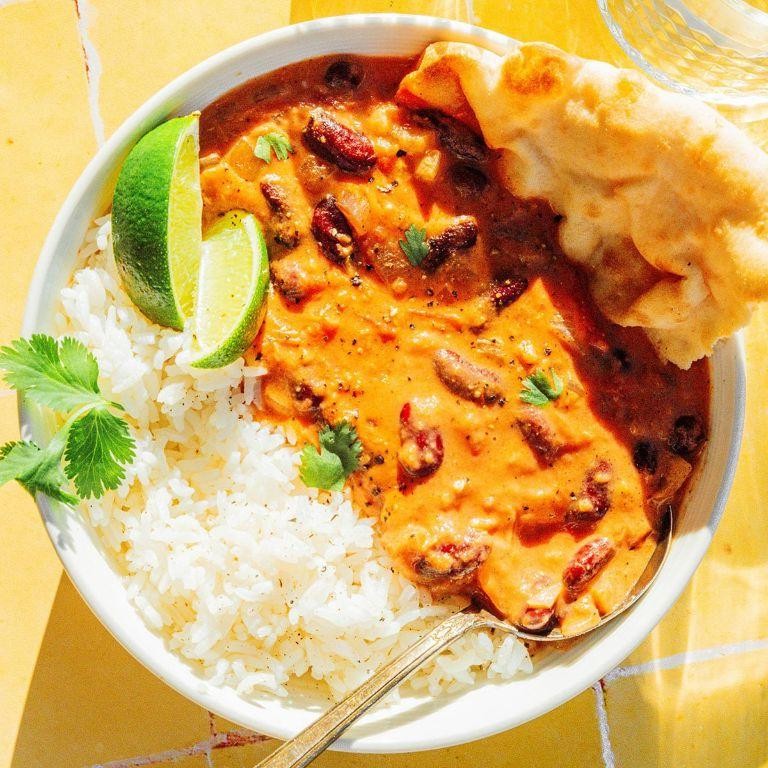 Kidney Bean and Coconut Milk Curry