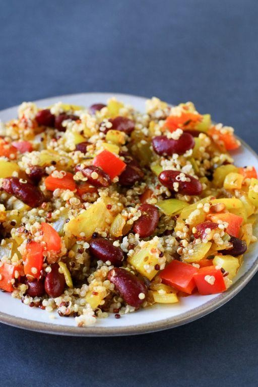 Kidney Bean and Quinoa Bowl