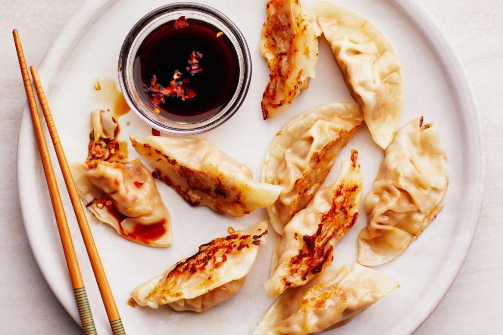 Kimchi and Pork Fried Dumplings
