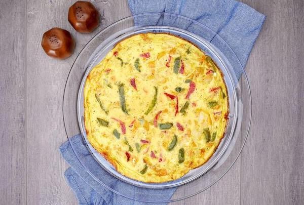 Knorr Cheddar Broccoli Rice and Egg Bake