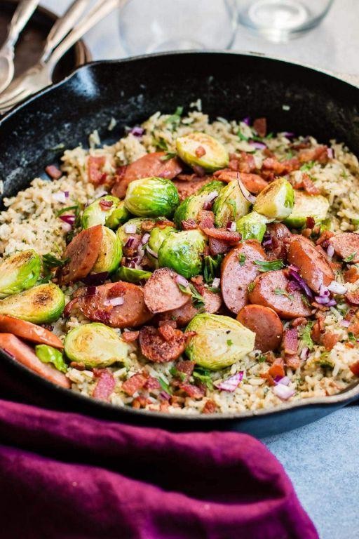 Knorr Cheddar Broccoli Rice with Sausage