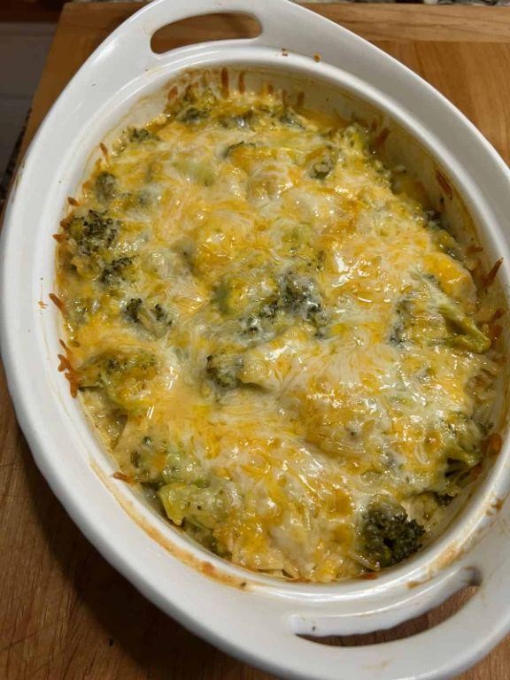 Knorr Cheddar Broccoli Rice with Spinach
