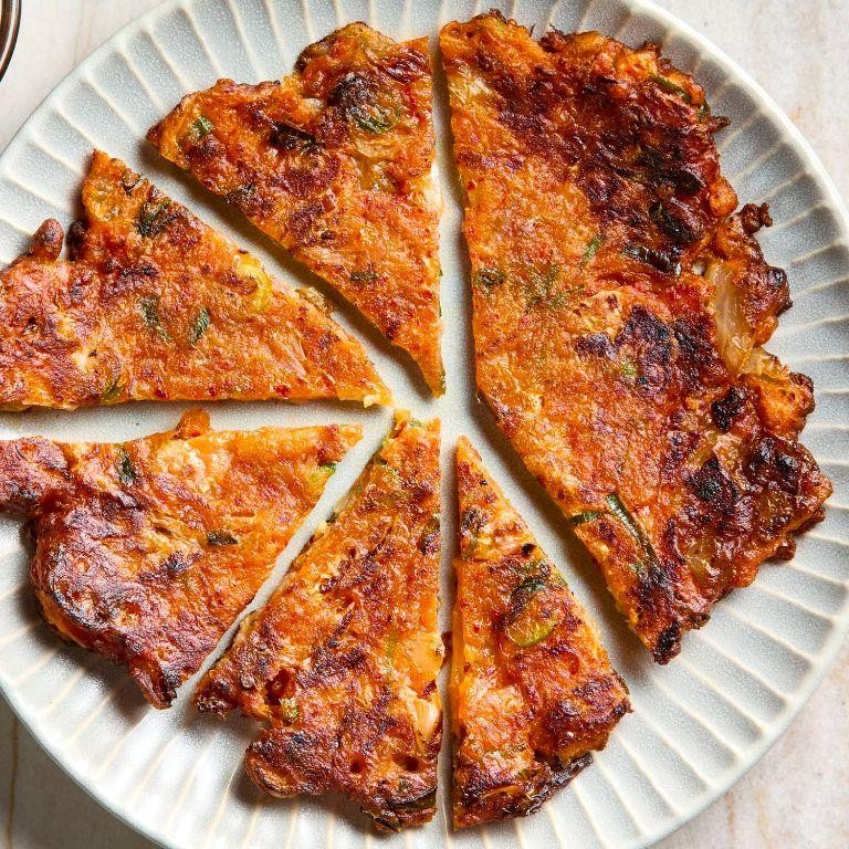 Korean Kimchi Pancakes