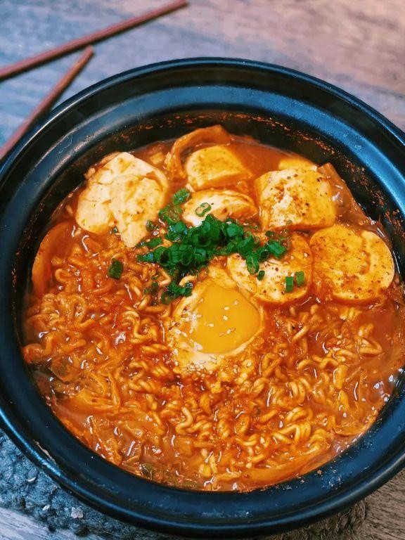 Korean Tofu Noodle Soup