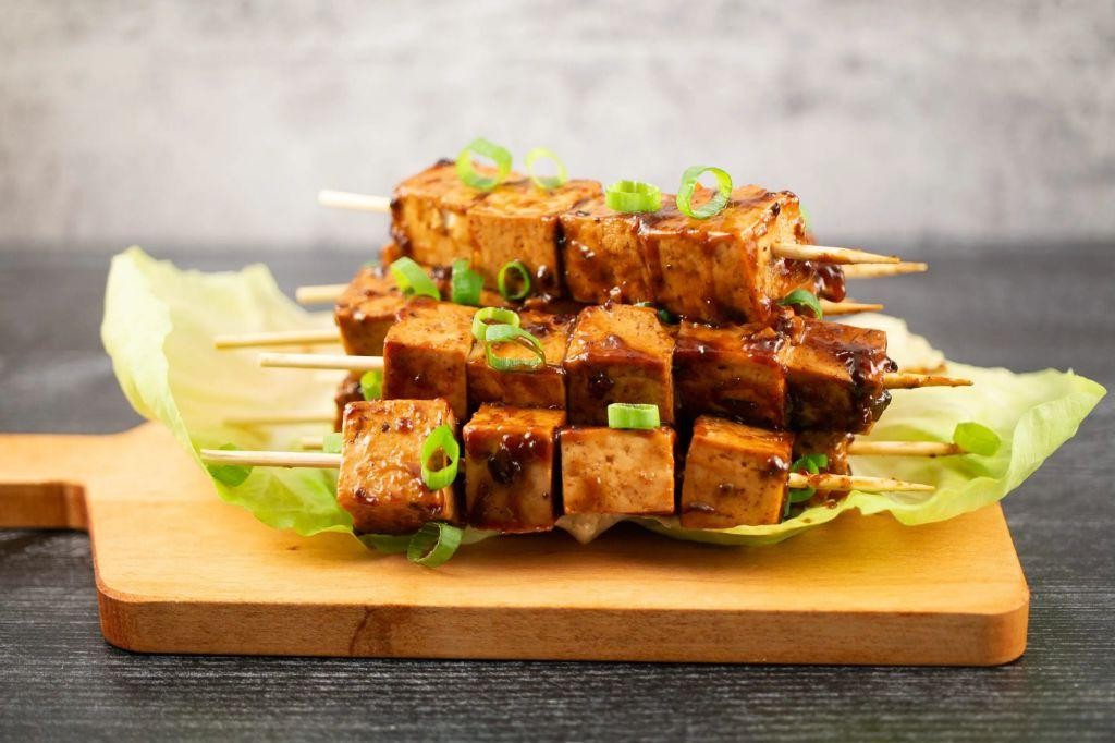Korean Tofu Skewers