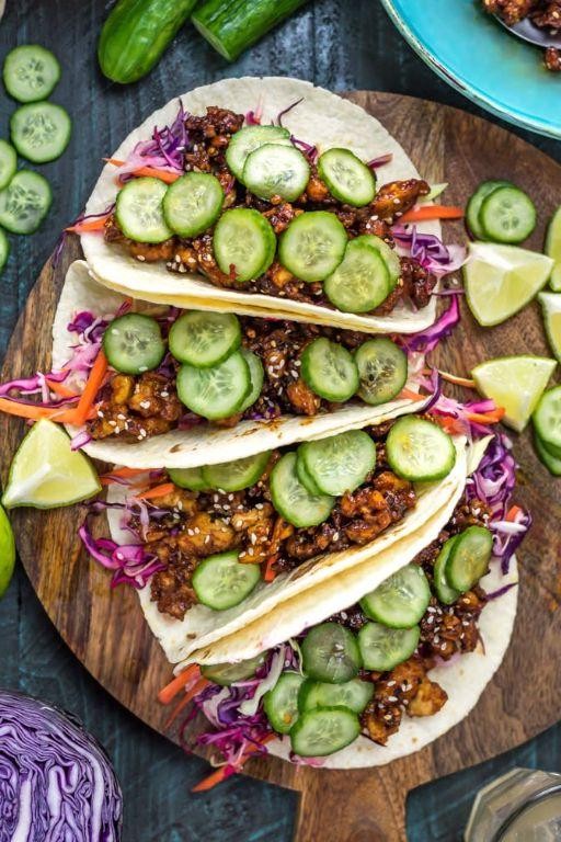 Korean Tofu Tacos