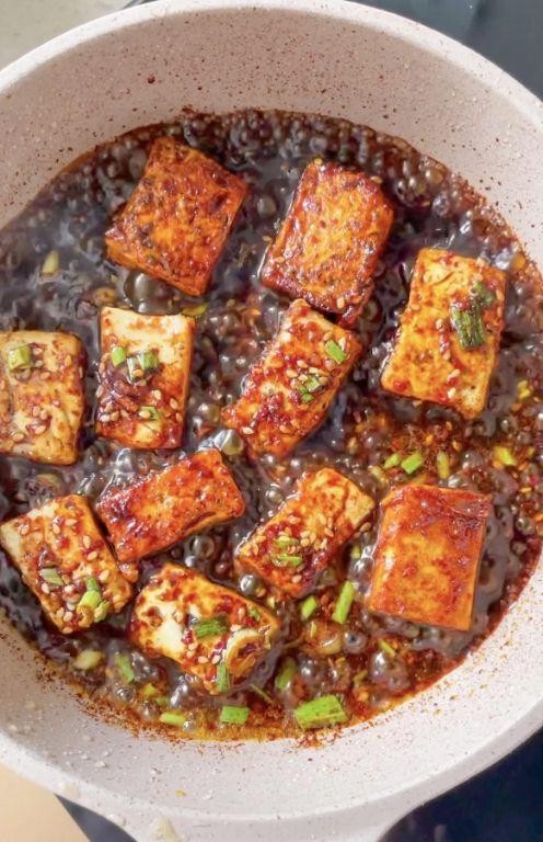 Korean Vegan Braised Tofu