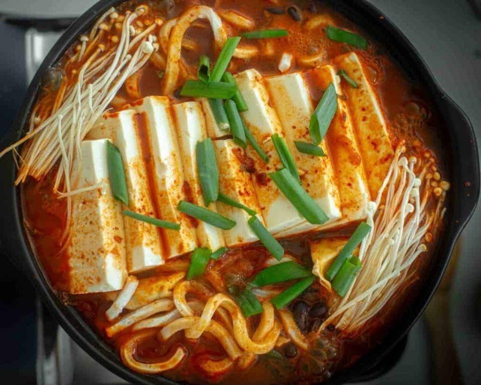 Korean Vegan Kimchi Stew