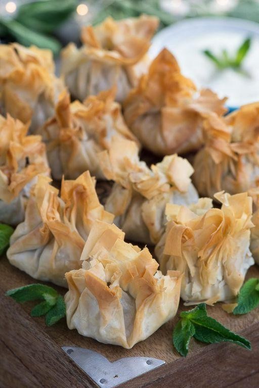 Lamb and Mint Filo Pasty