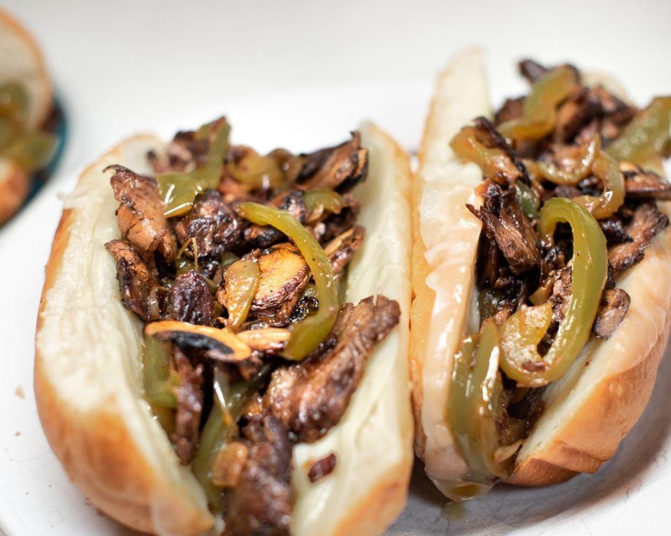Leftover Ribeye Philly Cheesesteak Sandwich