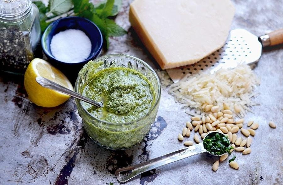 Lemon Balm Pesto
