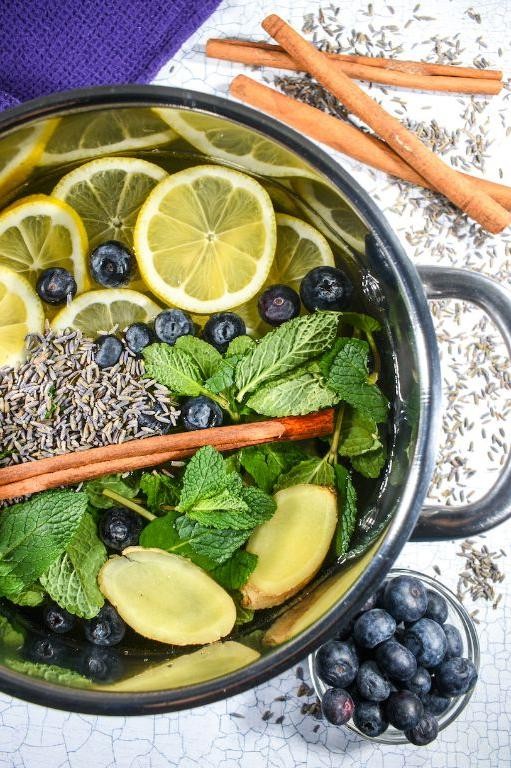 Lemon Basil Simmer Pot