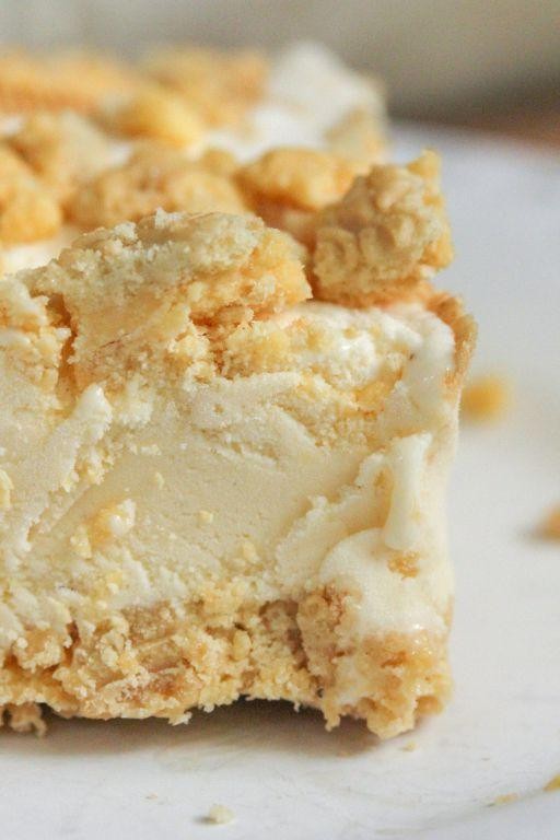 Lemon Cookies and Cream Ice Cream Cake
