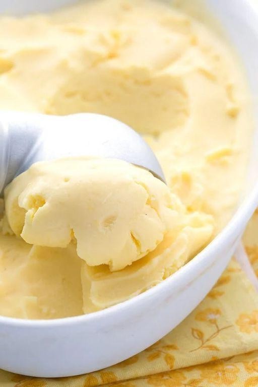 Lemon Curd Keto Ice Cream