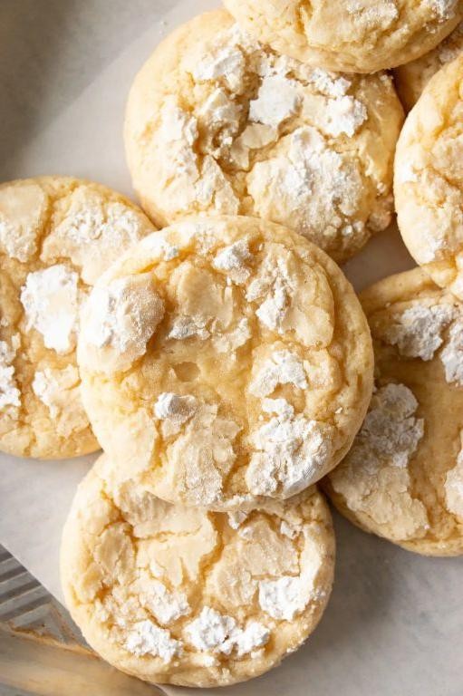 Lemon Glazed Panera Shortbread Cookie