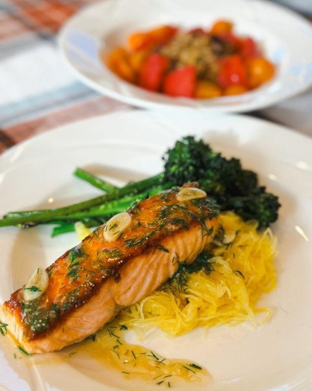 Lemon Herb Crispy Salmon