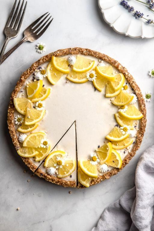Lemon Lavender Pie