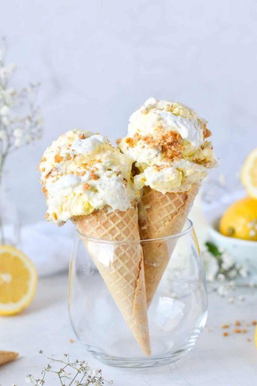 Lemon Meringue Protein Ice Cream
