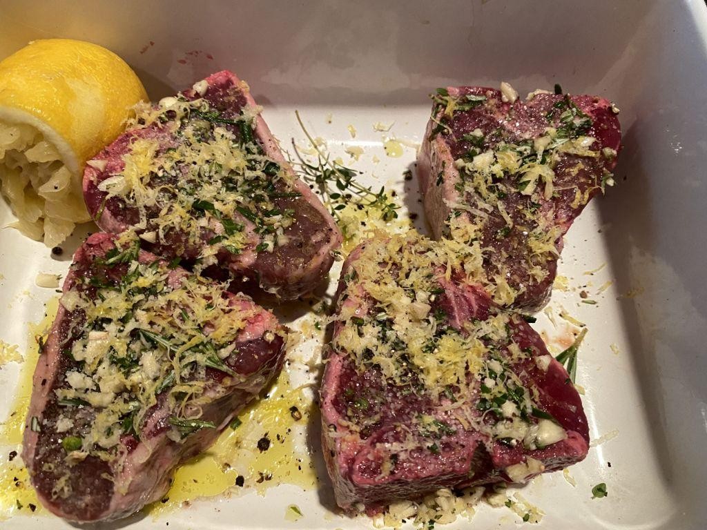 Lemon Pepper Lamb Loin Chops