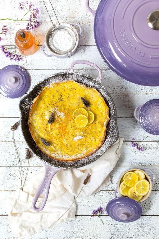 Lemon Poppy Seed German Pancake