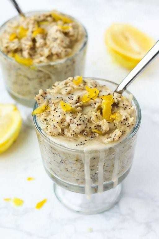 Lemon Poppyseed Low Calorie Oatmeal
