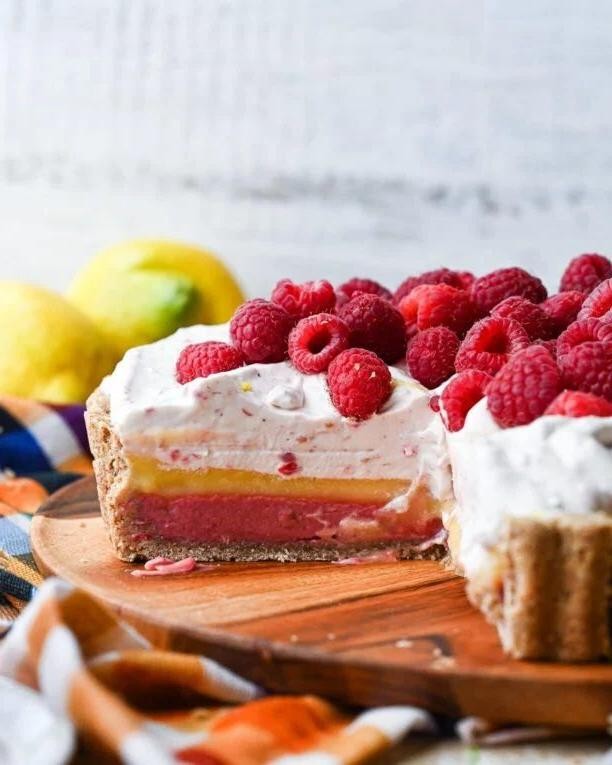 Lemon Raspberry Pie