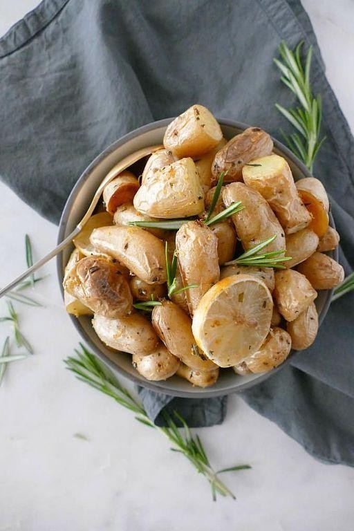 Lemon Rosemary Fingerling Potatoes