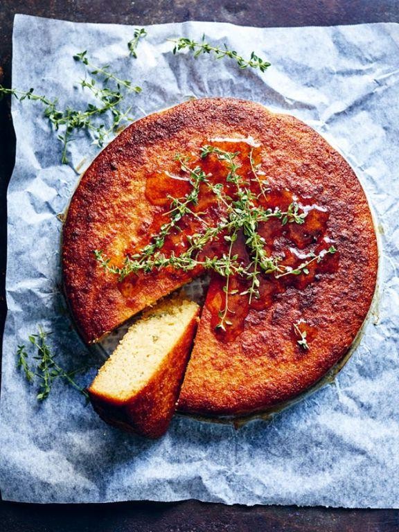 Lemon Thyme and Almond Cake