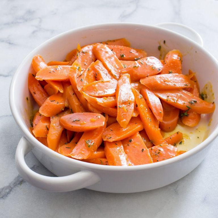 Lemon Thyme and Honey Glazed Carrots
