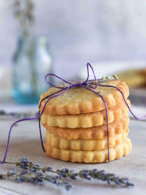Lemon Thyme and Lavender Shortbread