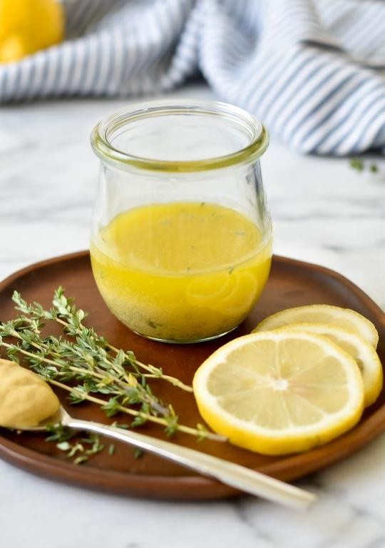 Lemon Vinaigrette with Thyme and Rosemary