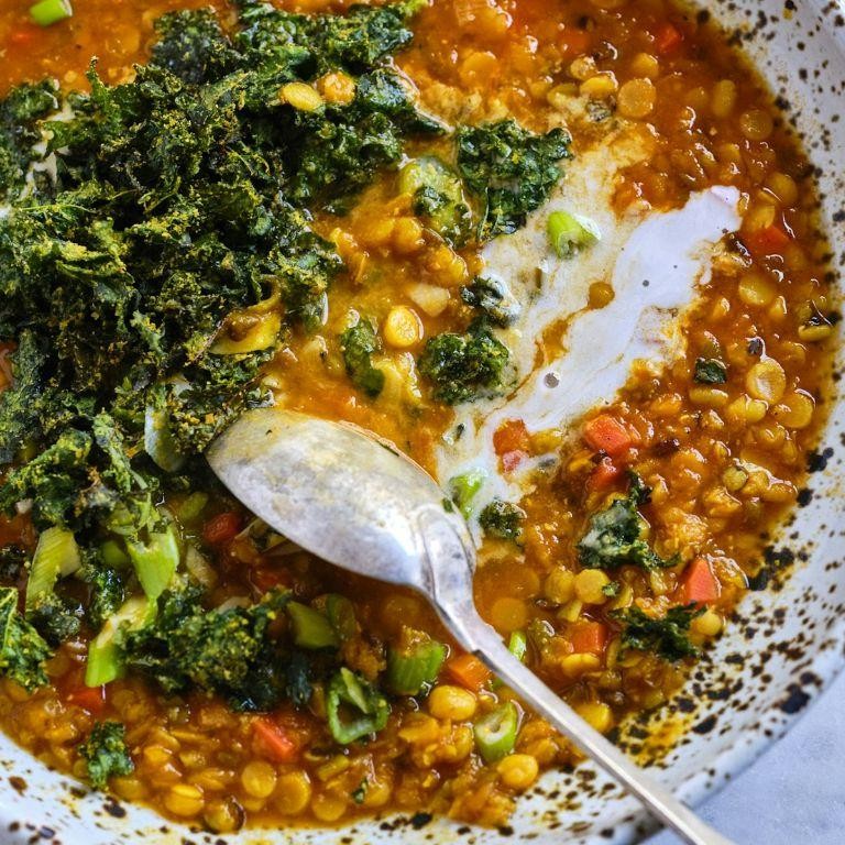 Lentil Curry Sacred Heart Diet Soup