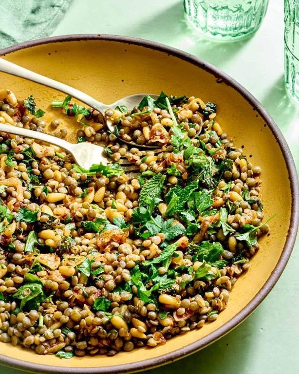 Lentil Salad with Vegetables and Herbs