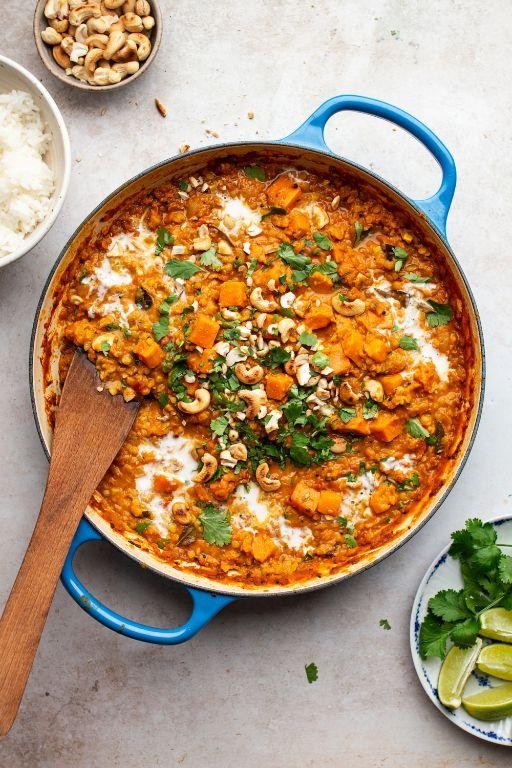 Lentil and Sweet Potato Curry
