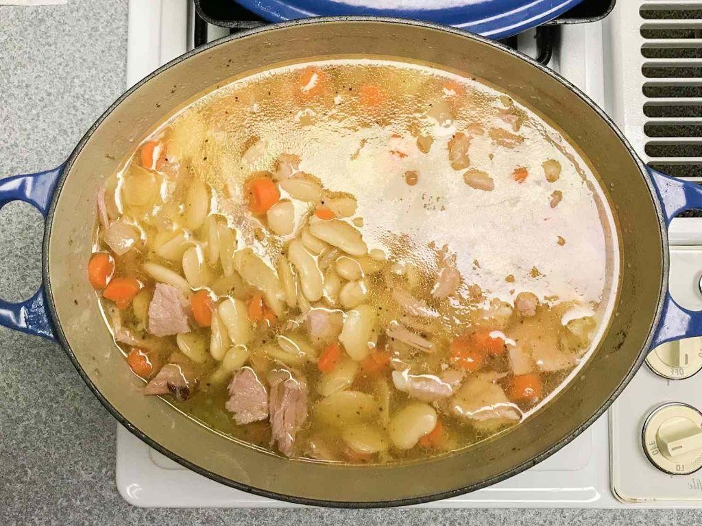 Lima Bean Soup with Ham