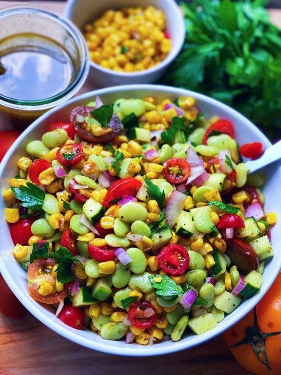 Lima Bean and Corn Salad