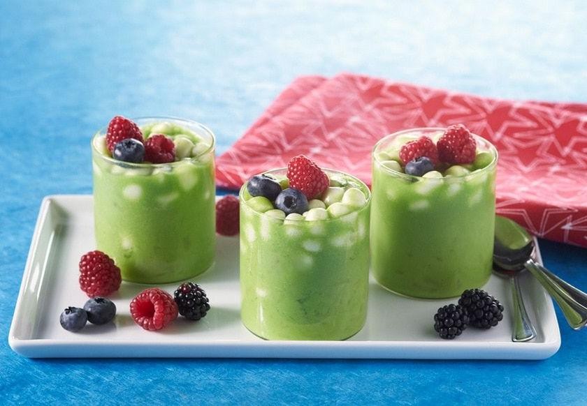 Lime Jello with Avocado