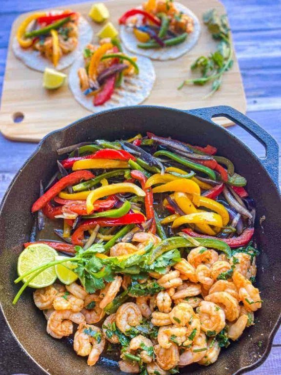 Llama Fajitas with Bell Peppers