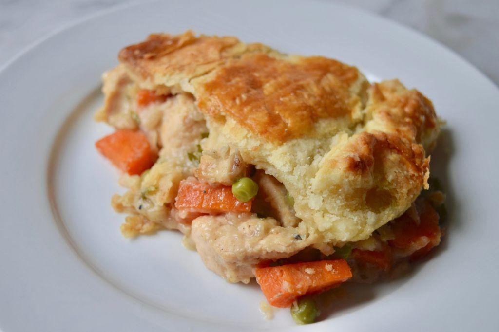 Llama Pot Pie with Flaky Crust