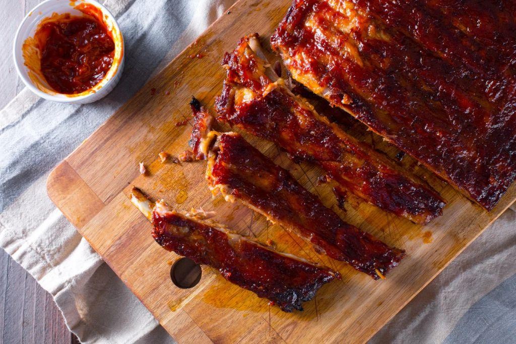 Llama Ribs with Barbecue Glaze