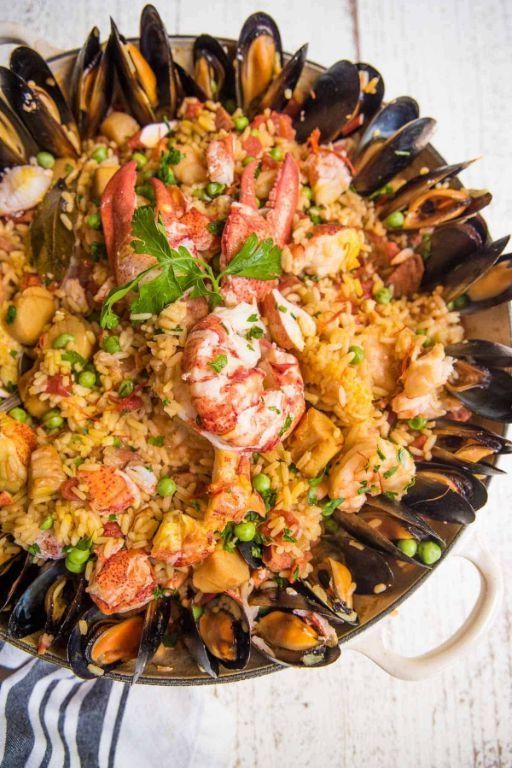 Lobster Paella
